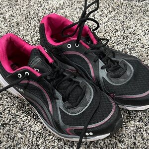 Ryka Black and Pink Athletic Shoes